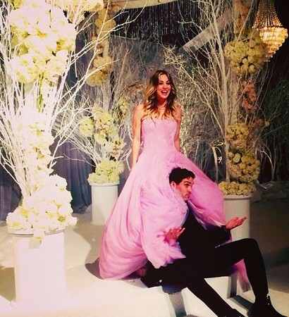 dress, wang and couple