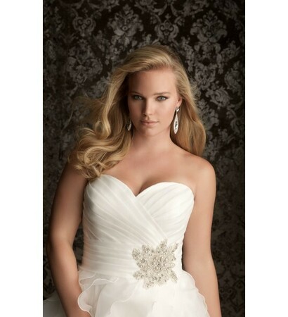 plus size, ball gown and ruffles