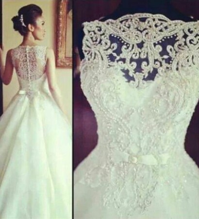 wedding dress white