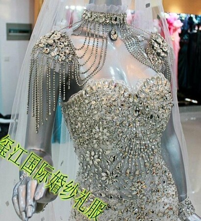 bride, luxury and glitter