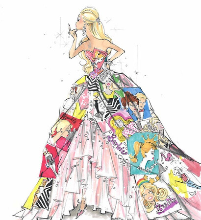art, models and barbie