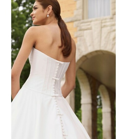 bridal gown, wedding gown and strapless