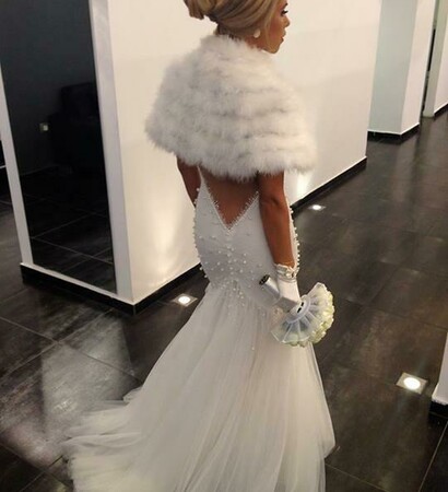 fur, classy and rhinestones