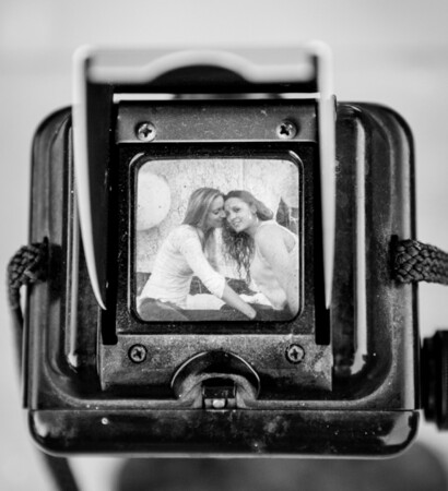 black and white, Philadelphia and lesbian couple