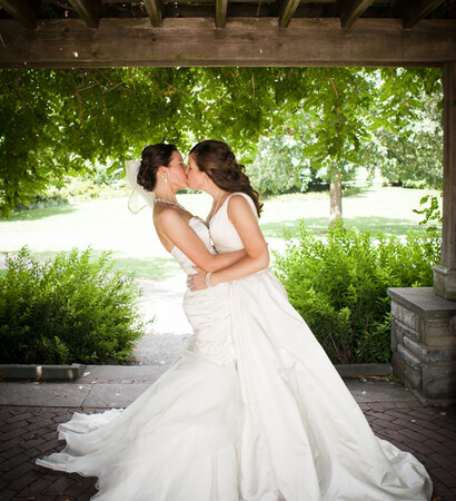 gay wedding, lgbtq and kiss