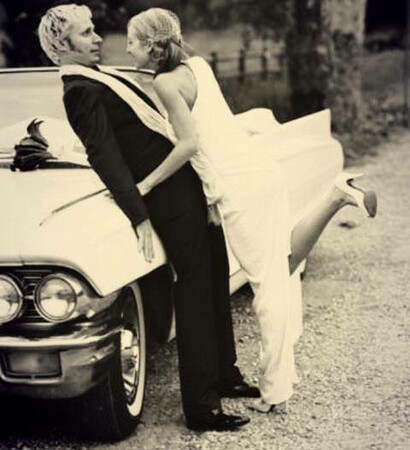 brittney cade, bw and mike dirnt