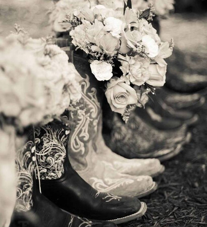 Cowgirl, cowboy and love