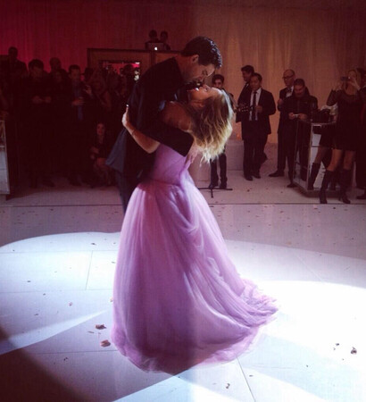 love, wedding dress and kiss