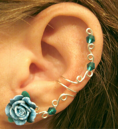 earrings, cartilage and piercing