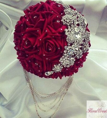 wedfing, flower and red