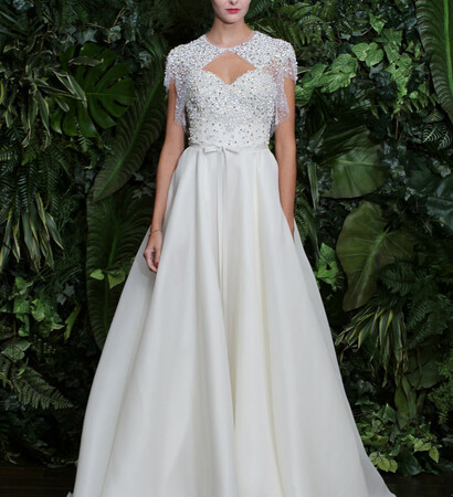 wedding dress and naeem khan