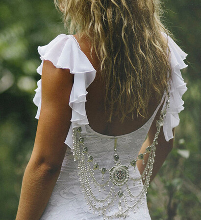 white wedding, wedding dress and dress