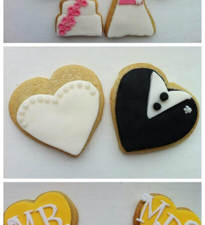 mrs. and mr., tux and wedding dress