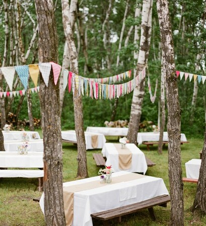 outdoor picnic wedding and picnic