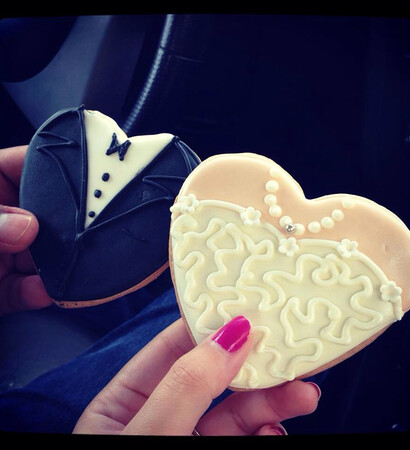 brinde and groom, Cookies and dessert