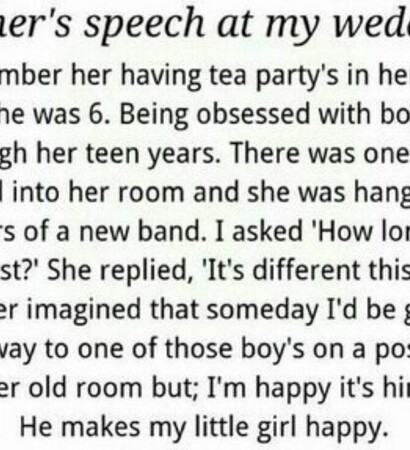 speach, cry and daddy love