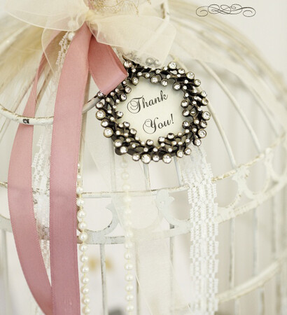 wedding accesories, frame and birdcage