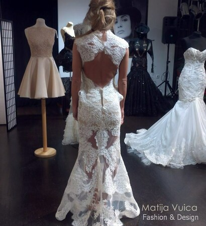 dress, croatian designer and white