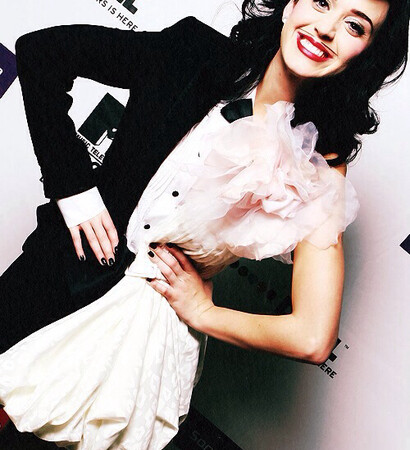 woman, award show and man