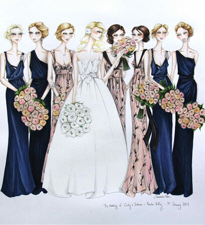 sketch, fashion and love