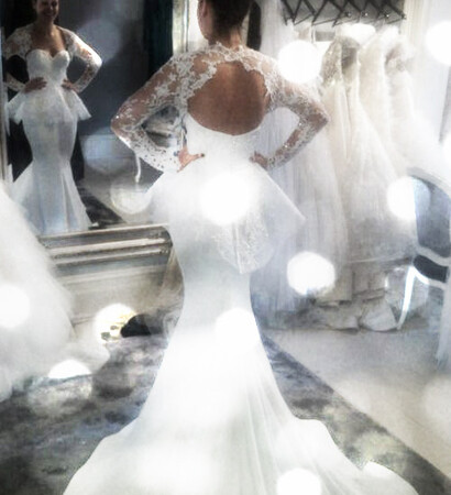 long wedding dress, beautiful wedding dress and coctail dress