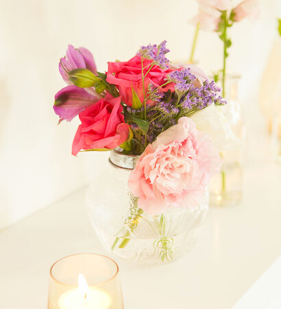 flowers, event styling and made from scratch