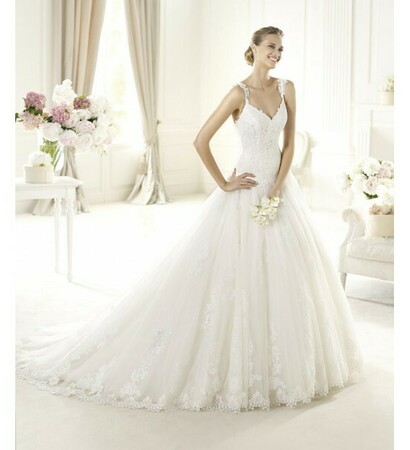 wedding dress, gorgeous and strap