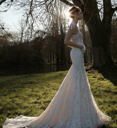 cool, trendy and wedding gown