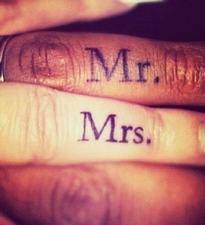 tattoo, cute and wedding tattoo
