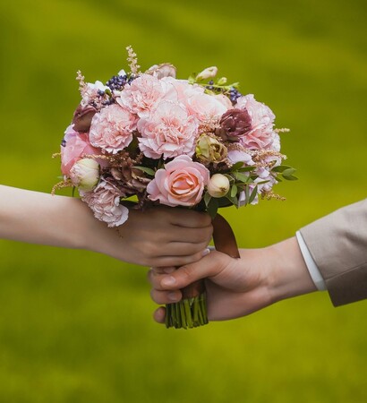 bouquet, love and sharing