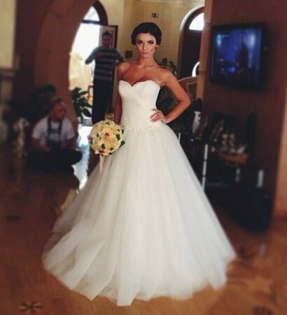 like, wedding dress and luxury