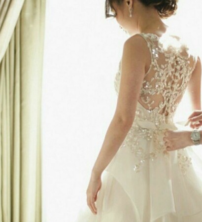 bride, dress and cute
