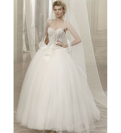 sweetheart, tulle and strapless