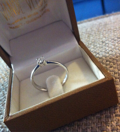 proposed, ring and engaged