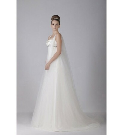 tulle, satin and wedding dress