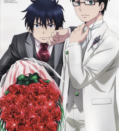rose, ae no exorcist and roses