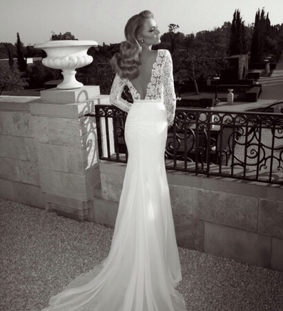 wedding dress, pretty and hollywood
