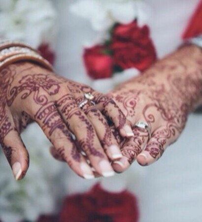 marriage, henna and art
