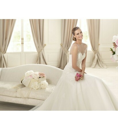 shoulder sleeves, bridal gown and bridal
