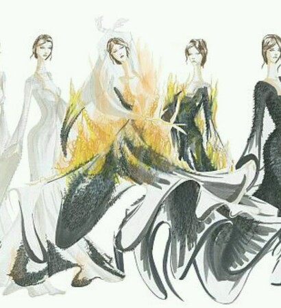 mockingjay dress, catching fire and katniss everdeen