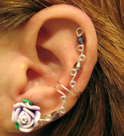 jewelry, earrings and arianrhodwolfchild