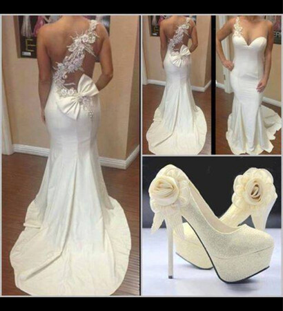 dream dress❤️, heels❤️ and bows❤️