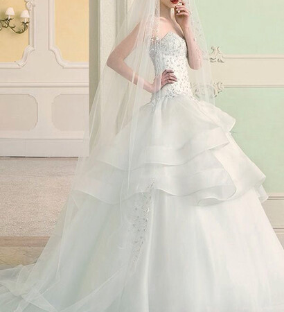 pretty, beautiful and vestido de boda