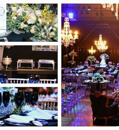black wedding decoration, decoração taize amaral and lilianne portugal