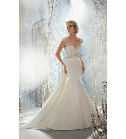 mori lee bridal, beaded and wedding dress