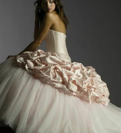 frilly, blush and girly