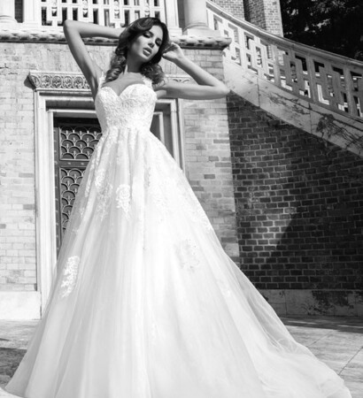 wedding dress and en