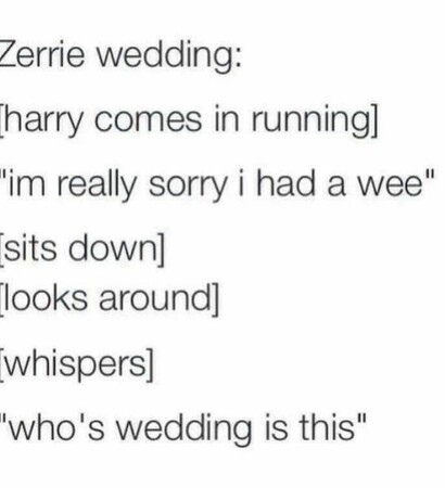 lol, onedirection and zerrie wedding