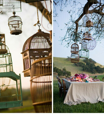 vintage, birdcage and diy