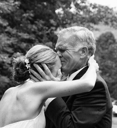 photo, daughter and dad